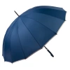 European and American long-handled large umbrella, 25-inch plain straight-handled umbrella, can be printed with logo, 16-bone curved handle umbrella in stock, LOGO printed umbrella Item Picture
